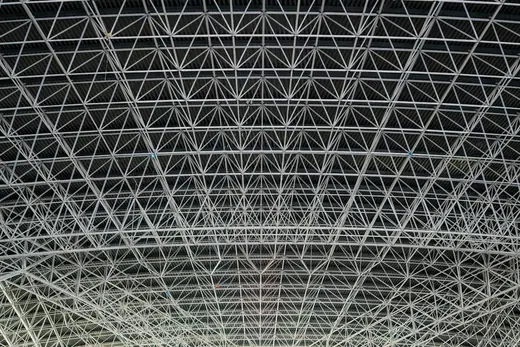 Hangar iskeleti montajı